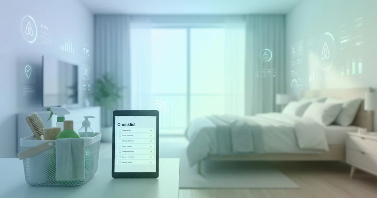 Airbnb Reinigung Checkliste: Guide für effiziente Prozesse