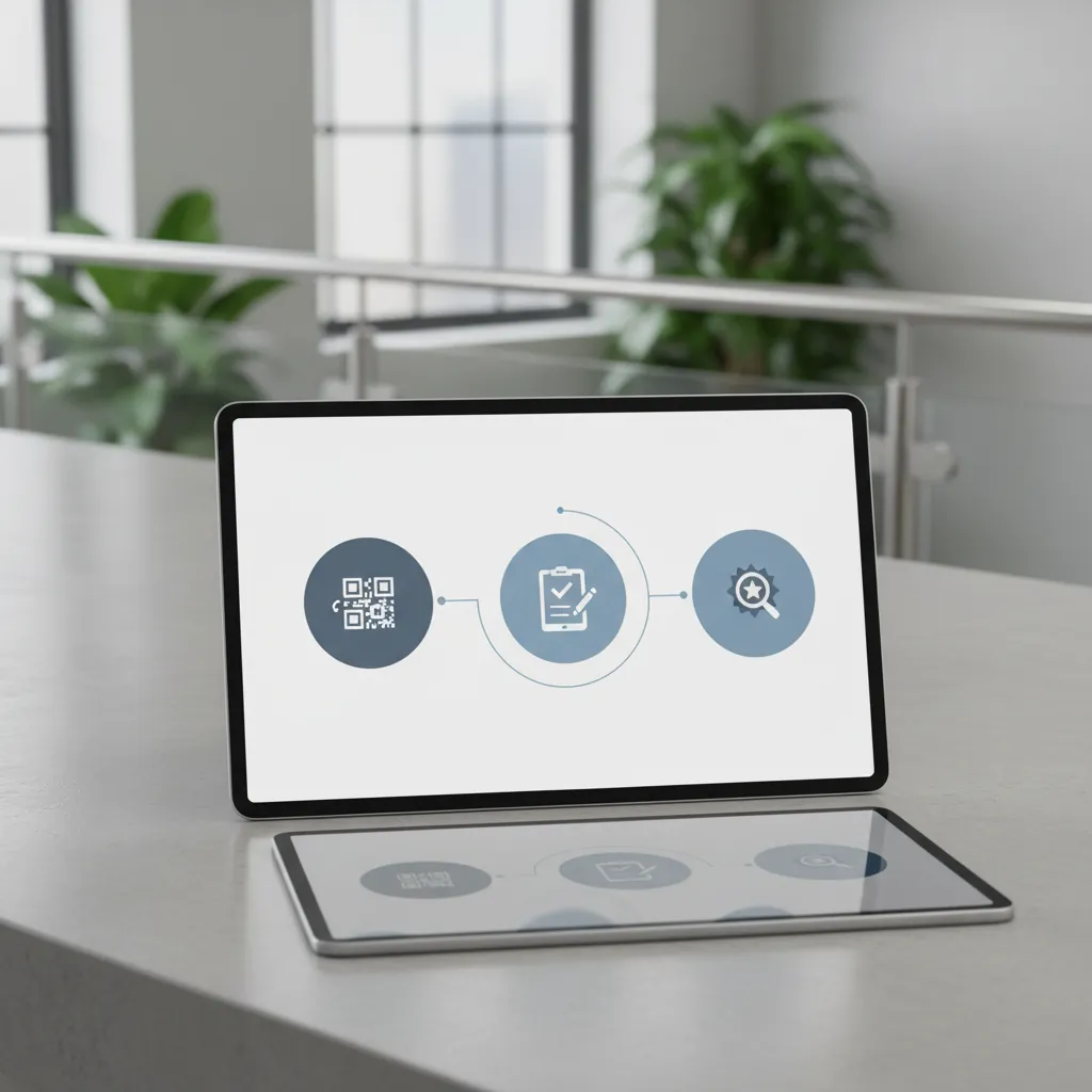 Infografik: QR-Codes in der Gebäudereinigung: Digitale Dokumentation und Qualitätskontrolle