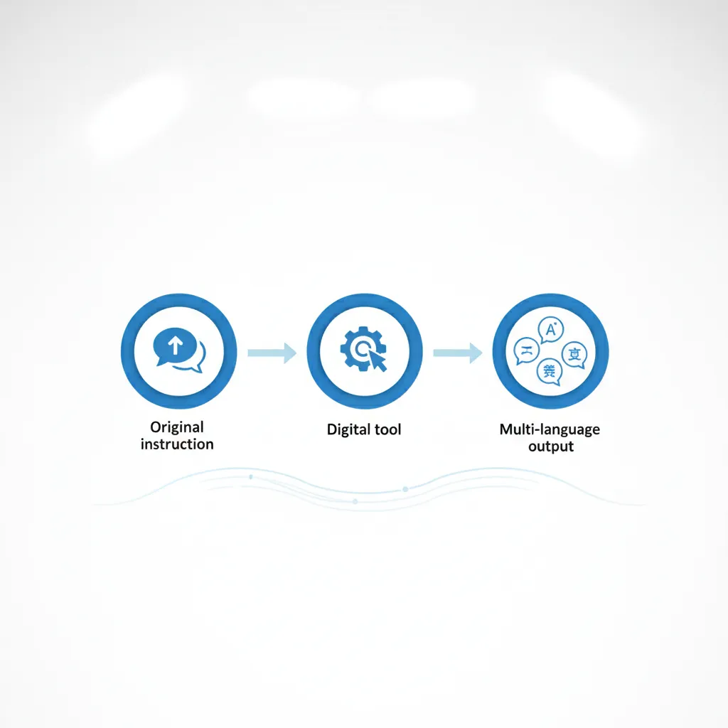 Infografik: Mehrsprachige Reinigungsteams: Digitale Lösungen gegen Kommunikationsbarrieren