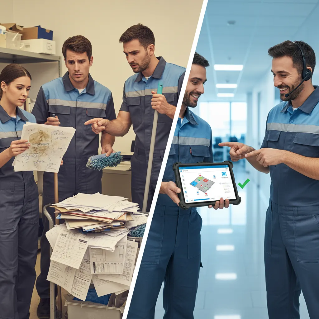 Infografik: Mehrsprachige Reinigungsteams: Digitale Lösungen gegen Kommunikationsbarrieren