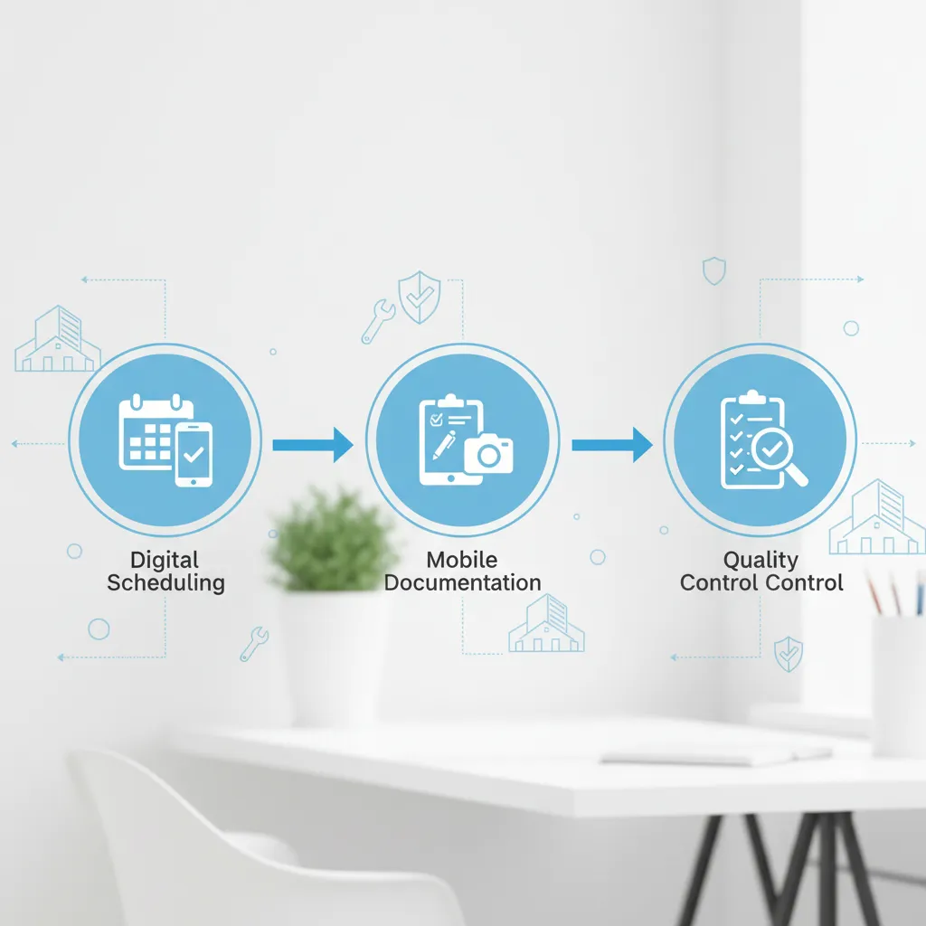 Infografik: Reinigungsmanagement automatisieren: Zeitersparnis für Immobilienverwalter